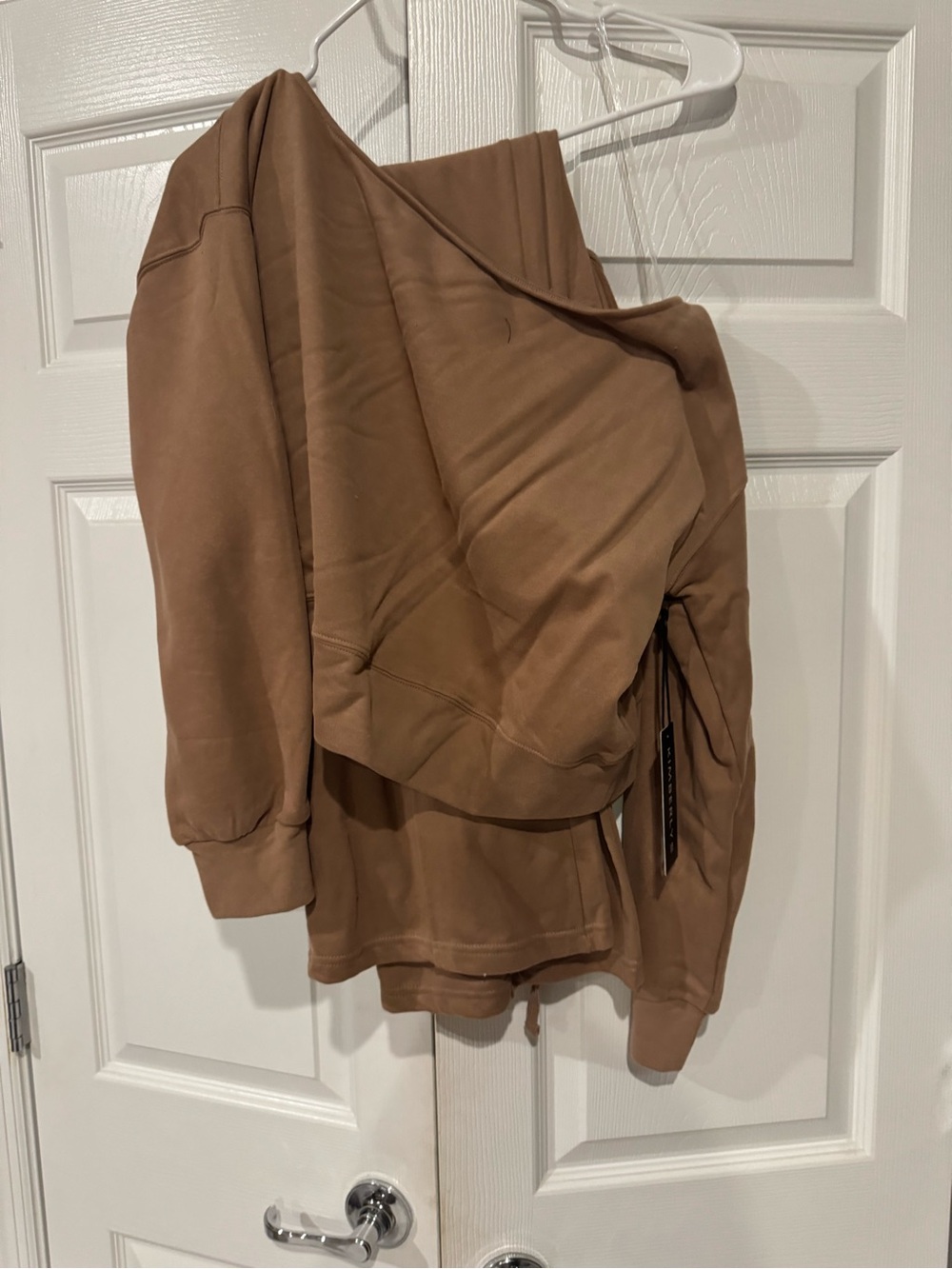 Mocha off shoulder tell piece set